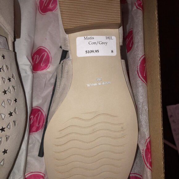 Matisse Constellation Oxford Ice Grey Shoe Slip On Women’s Flat Loafer NIB - Picture 4 of 13